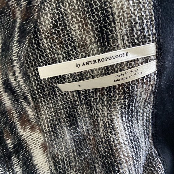 Anthropologie Space Dye Boat Neck Boxy Long Sleeved Sweater Size Small - Picture 5 of 8